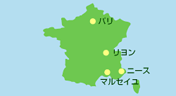 フランス MAP